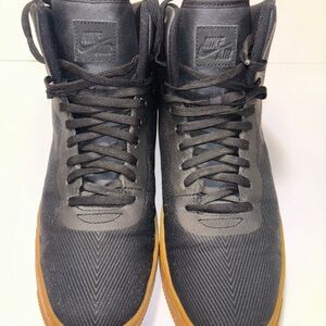 Nike Air Men's Black and Brown Sneakers